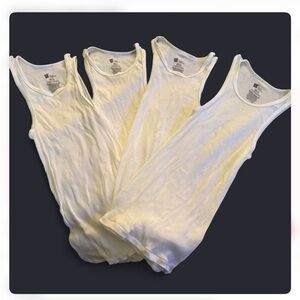 Four Hanes Tank Tops